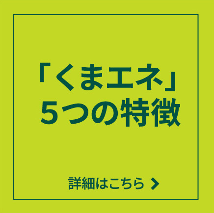 「くまエネ 5つの特徴」
