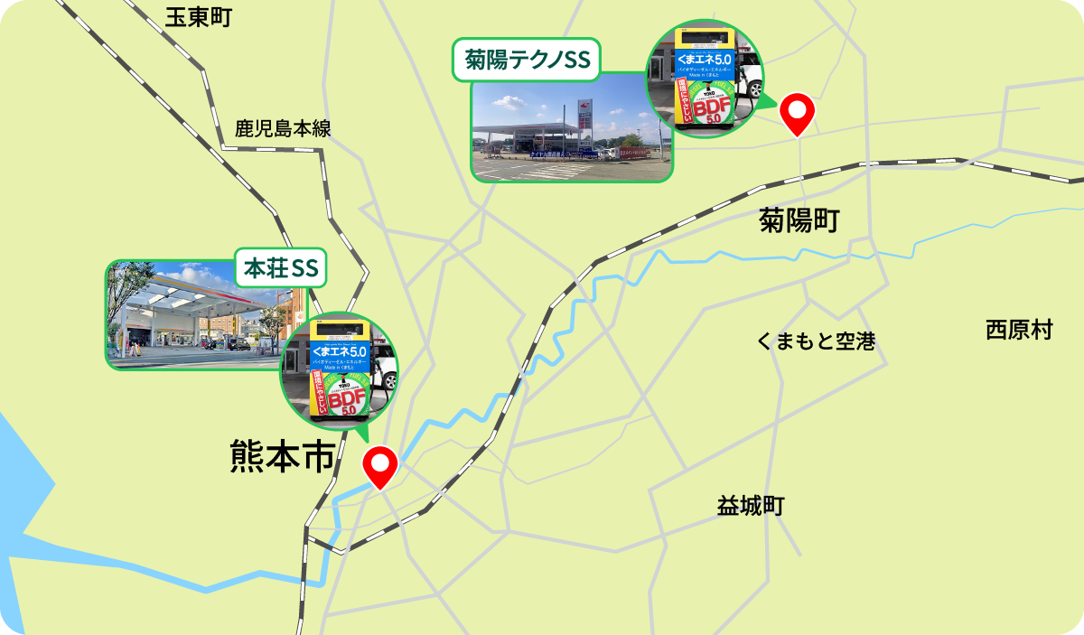 スタンドの地図