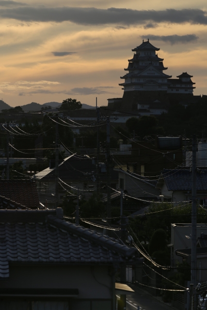 【2015/6/6撮影】日没前の姫路城
